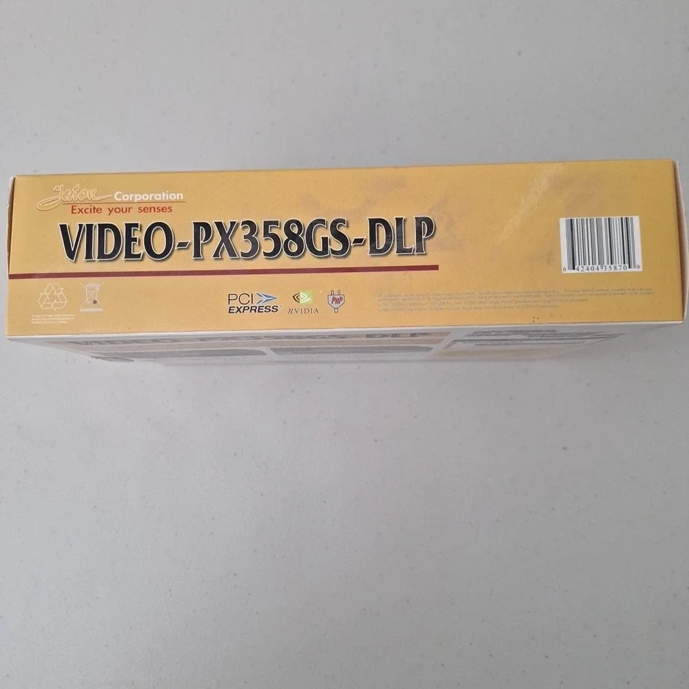 Jaton NVIDIA TuroChache 2.0 VIDEO-PX358GS-DLP PCI Express Graphics Vintage Open